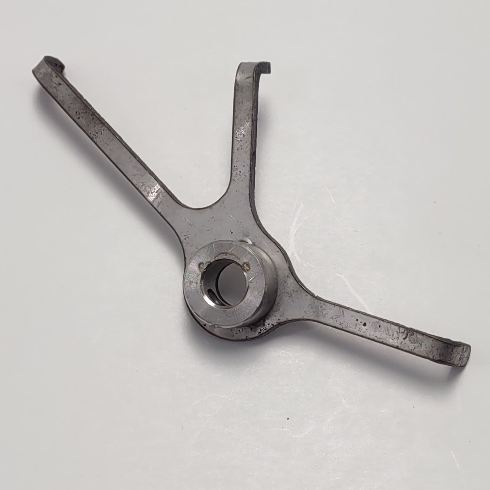 PermaGreen Agitator — patented 3-pronged stainless steel hopper agitator