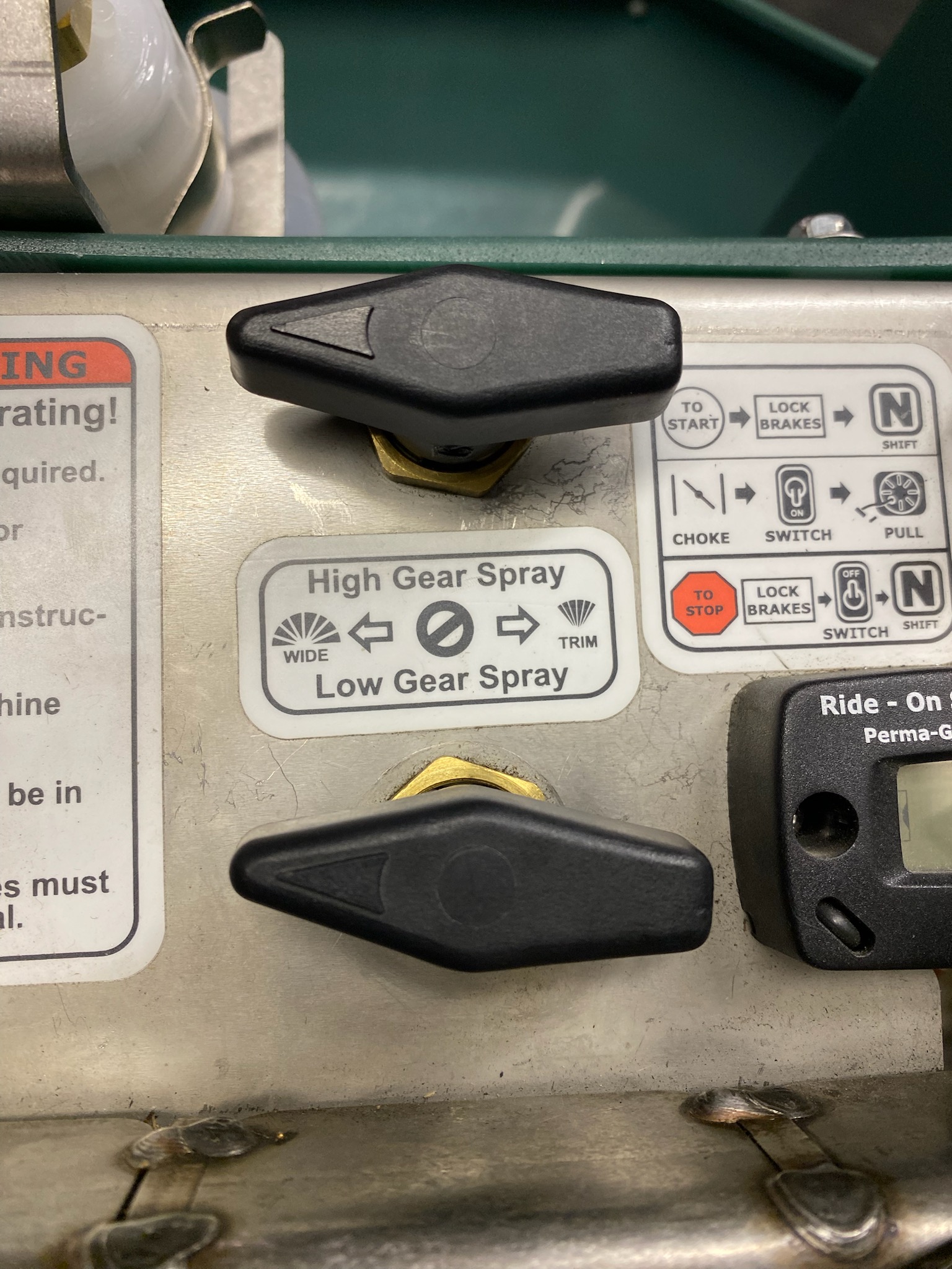 PermaGreen Triumph RideOn Spreader Sprayer Spray System